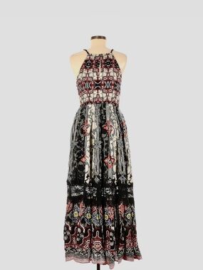 bhanuni by jyoti ronika maxi dress Bhanuni by Jyoti Ronika Patterned Maxi Dress Size 12 Petite